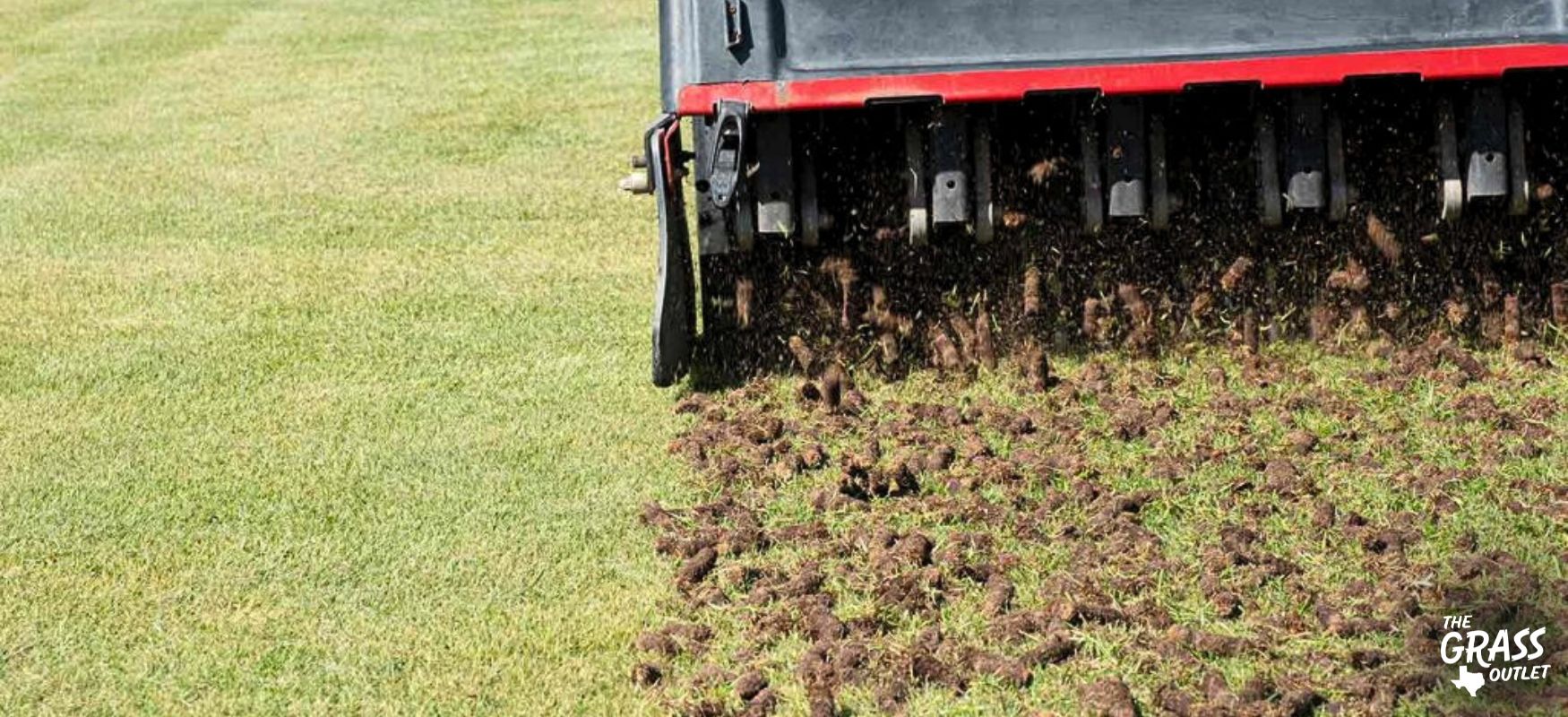 Aerated lawn