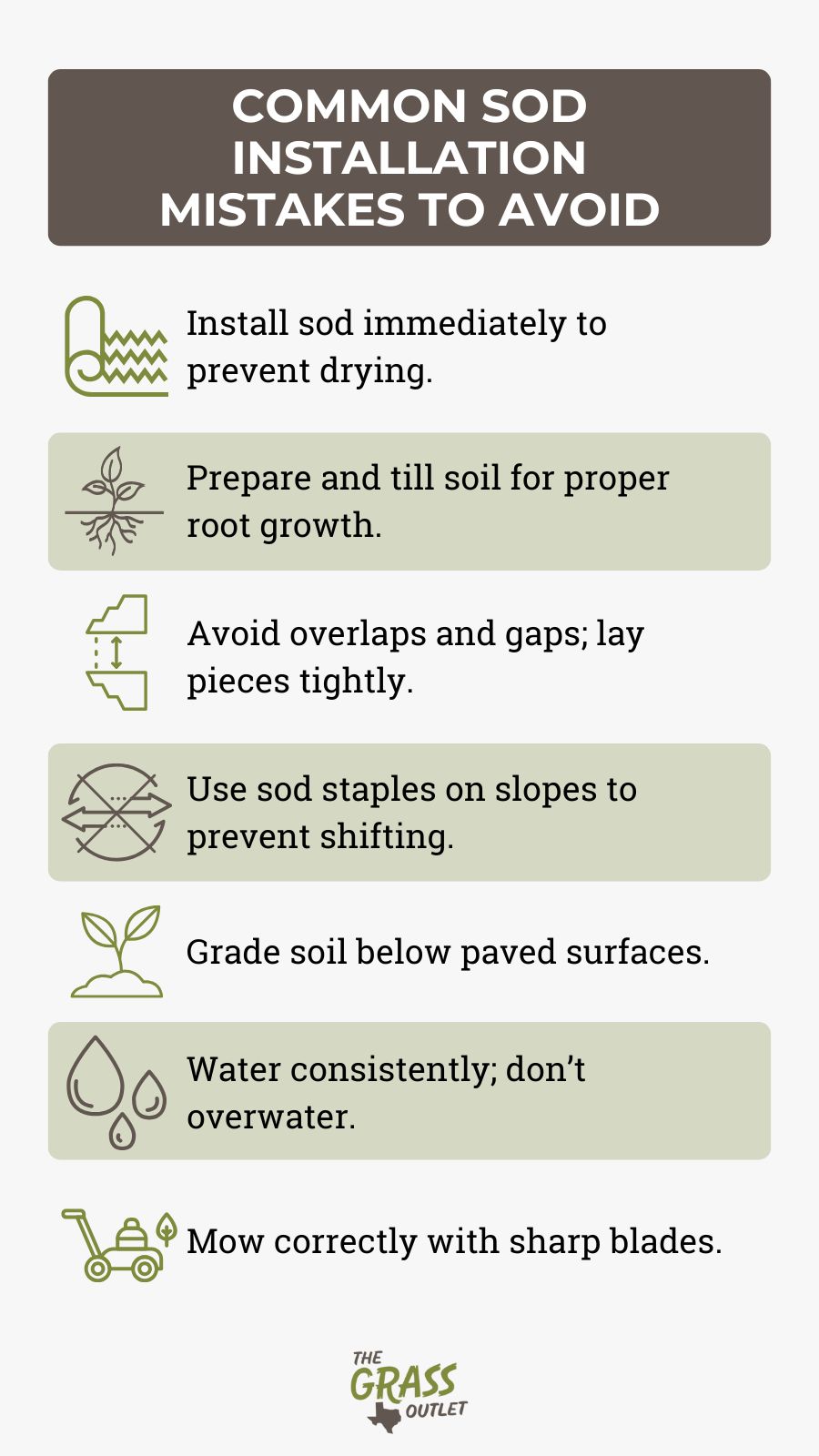 Common Sod Installation Mistakes to Avoid