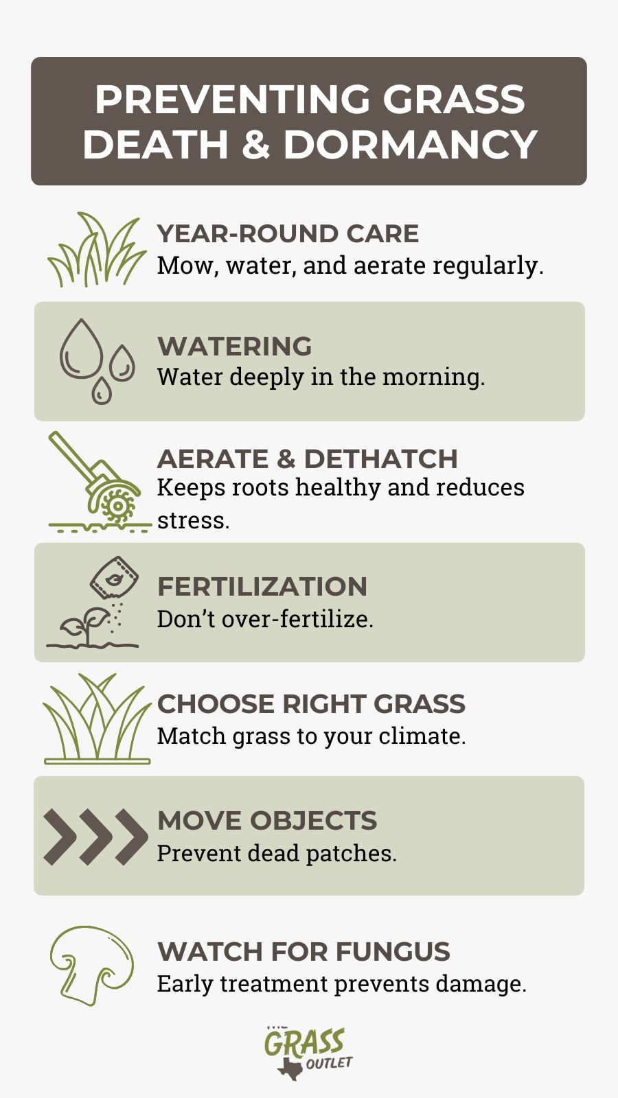 Preventing Grass Death & Dormancy