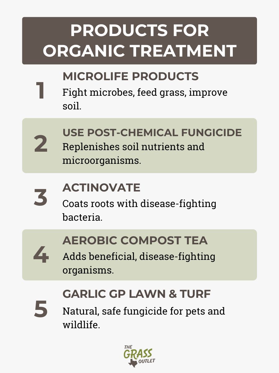 Products for organic treatment