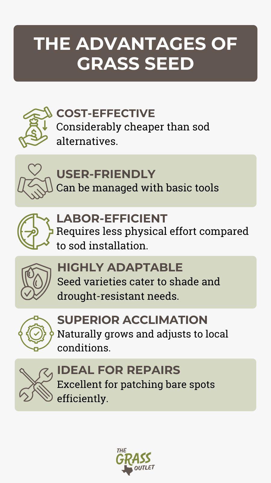 The Advantages of Grass Seed