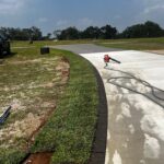 Installing of new sod