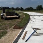 process of installing new sod